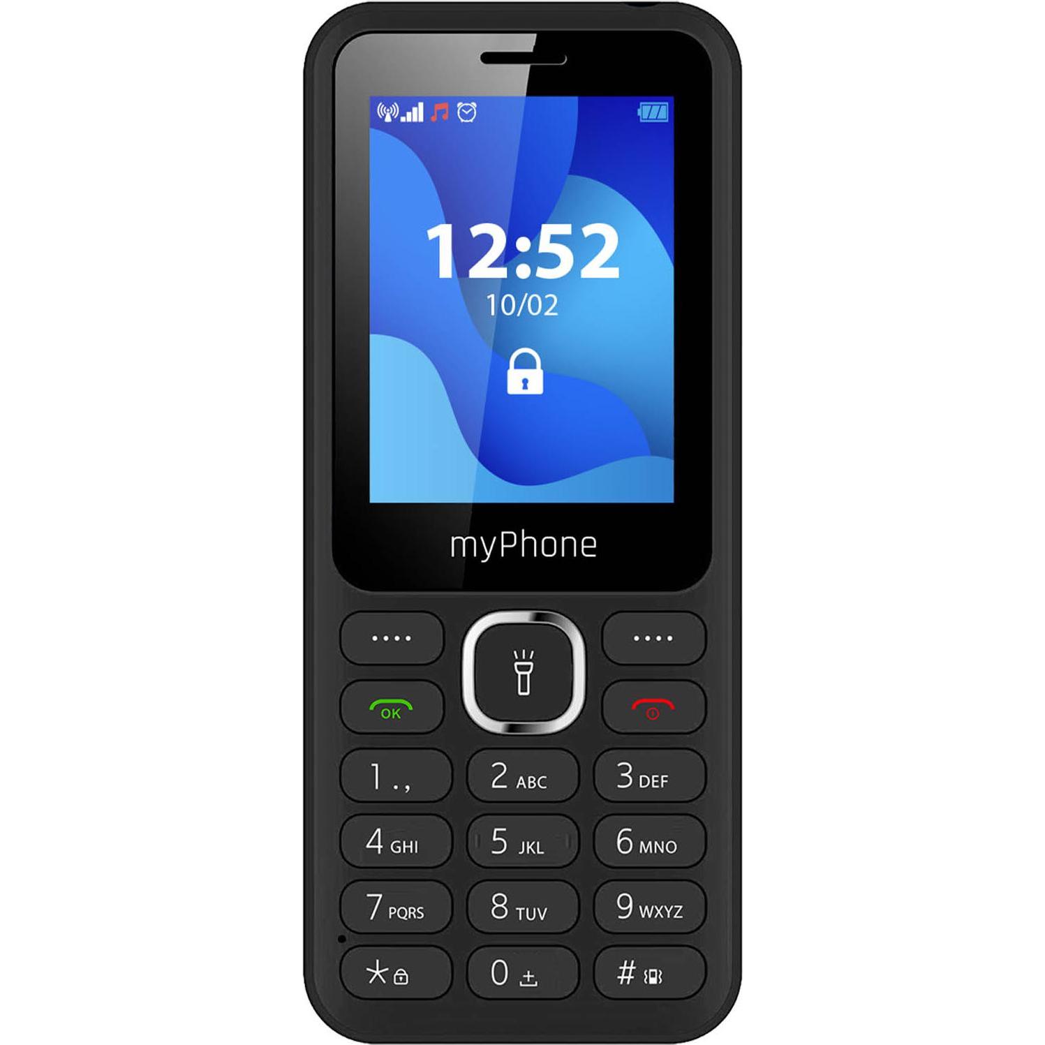 Myphone Mphone 6320 Dual-SIM schwarz (2.40", 0.30 Mpx, 2G), Tastenhandy, Schwarz