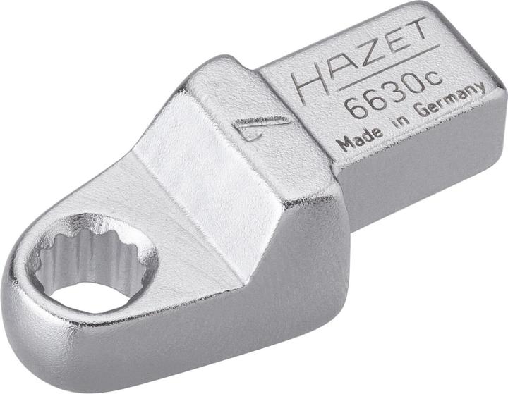 Actual product image HAZET Insert box-end wrench 6630C-7 ∙ Insert square 9 x 12 mm ∙ Outside 12-point traction profile ∙… (7 mm)