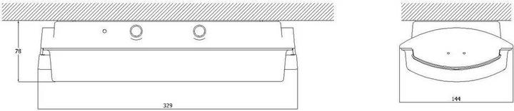Actual product image B-Safety B STY LED escape route emergency lighting wall surface mounting exit, escape route, right, left