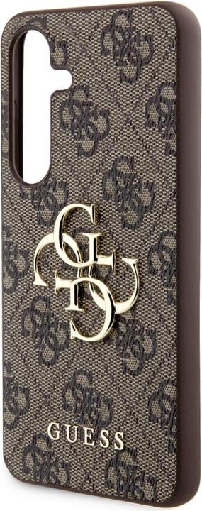 Actual product image Guess PU 4G Metal Logo Case- brown (Samsung Galaxy S24)