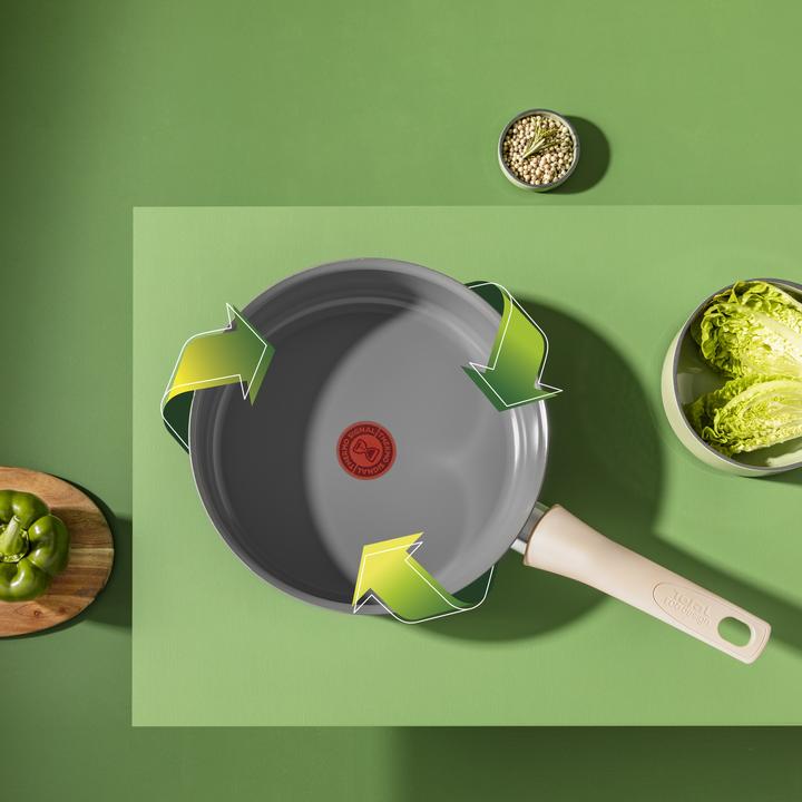Productafbeelding Tefal Revive Keramische hapjespan - 24 cm - Met deksel (Keramiek, 24 x 10.60 cm)