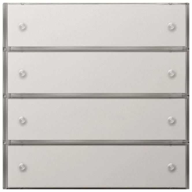 Produktbild Gira Tastsensor 3 Komfort 4-fach 2034112 KNX Flächenschalter reinweiss