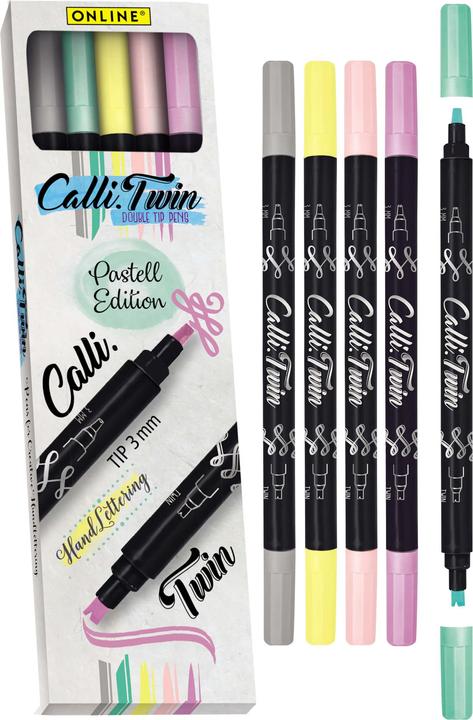 Image du produit Online CALLI BRUSH TWIN - Stylo fibre (5 x)