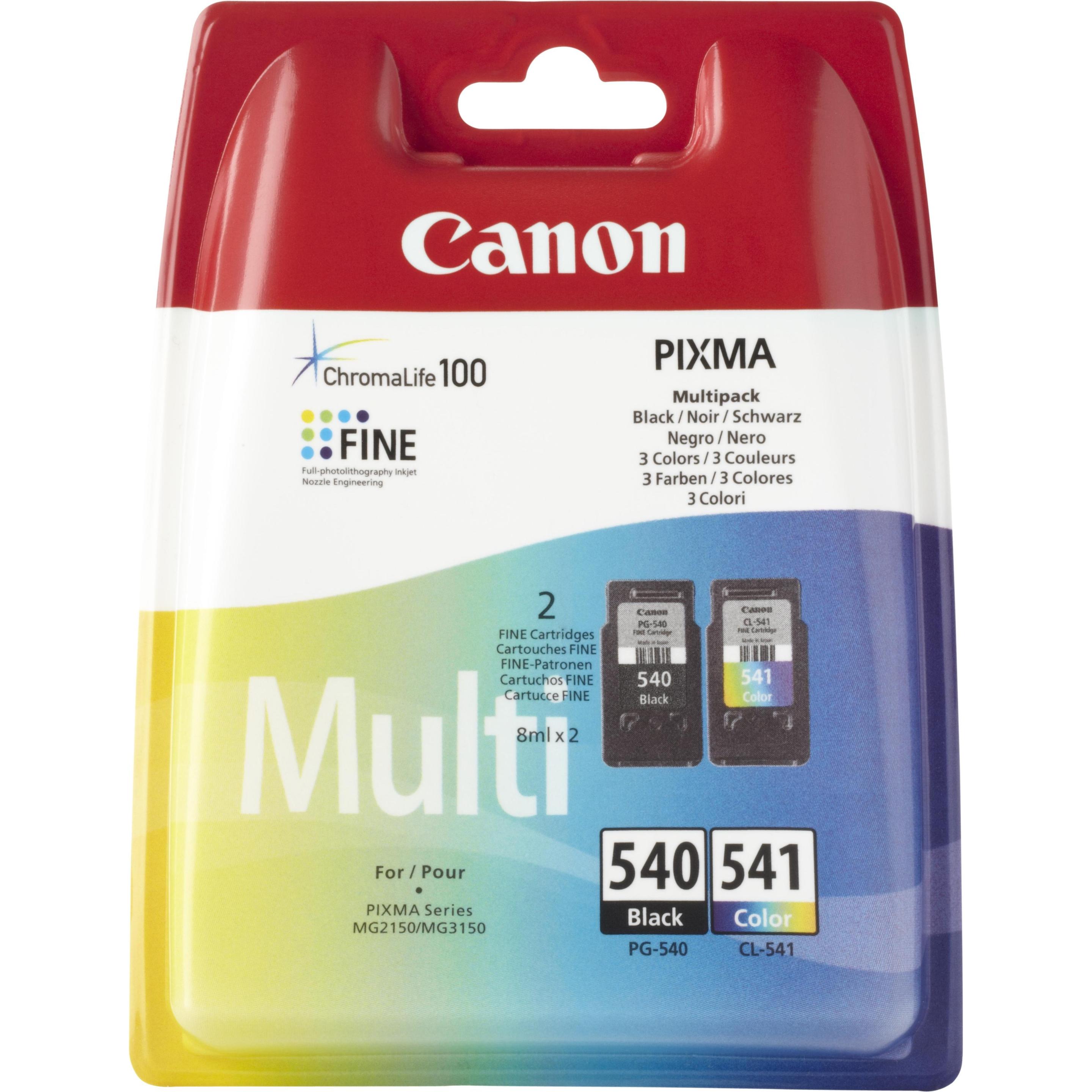 Canon, Druckerpatrone, CL-541/PG-540 Multipack (Color, BK)