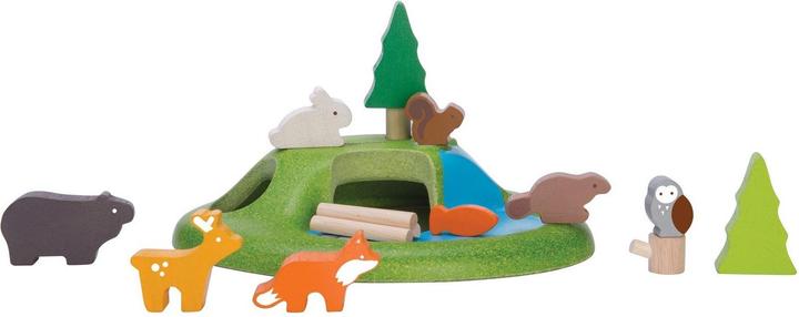 Produktbild Plantoys PlanWorld Tierset, Tiere im Wald