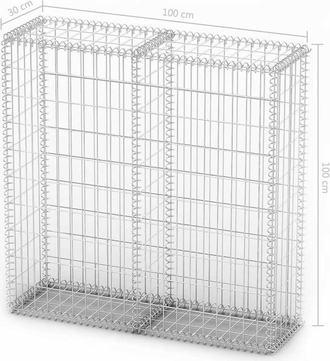 Actual product image vidaXL Gabionenkorb