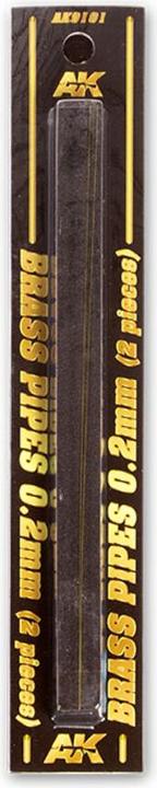 Actual product image AK Interactive BRASS PIPES 0.2mm, 2 units