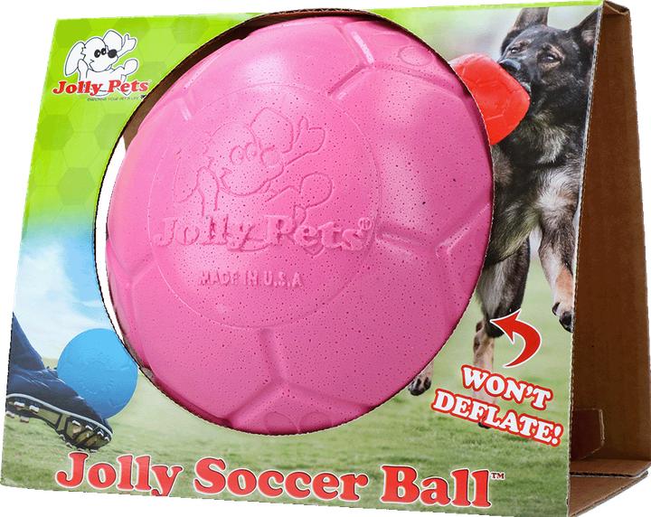 Immagine prodotto Jolly Pets Jolly Soccer Ball Rosa L (20 cm) (Palla giocattolo per cani)