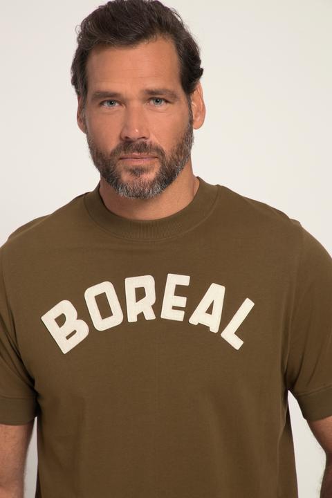 Actual product image JP1880 T-shirt, short sleeve with trim, badges, up to 8 XL (4XL)