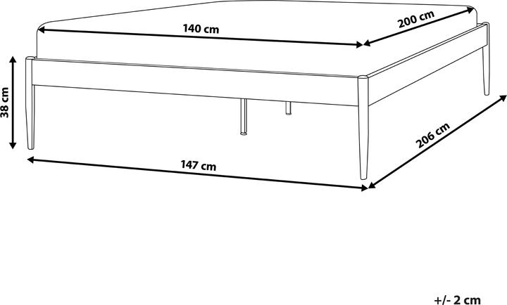 Actual product image Beliani Vaurs (140 x 200 cm)