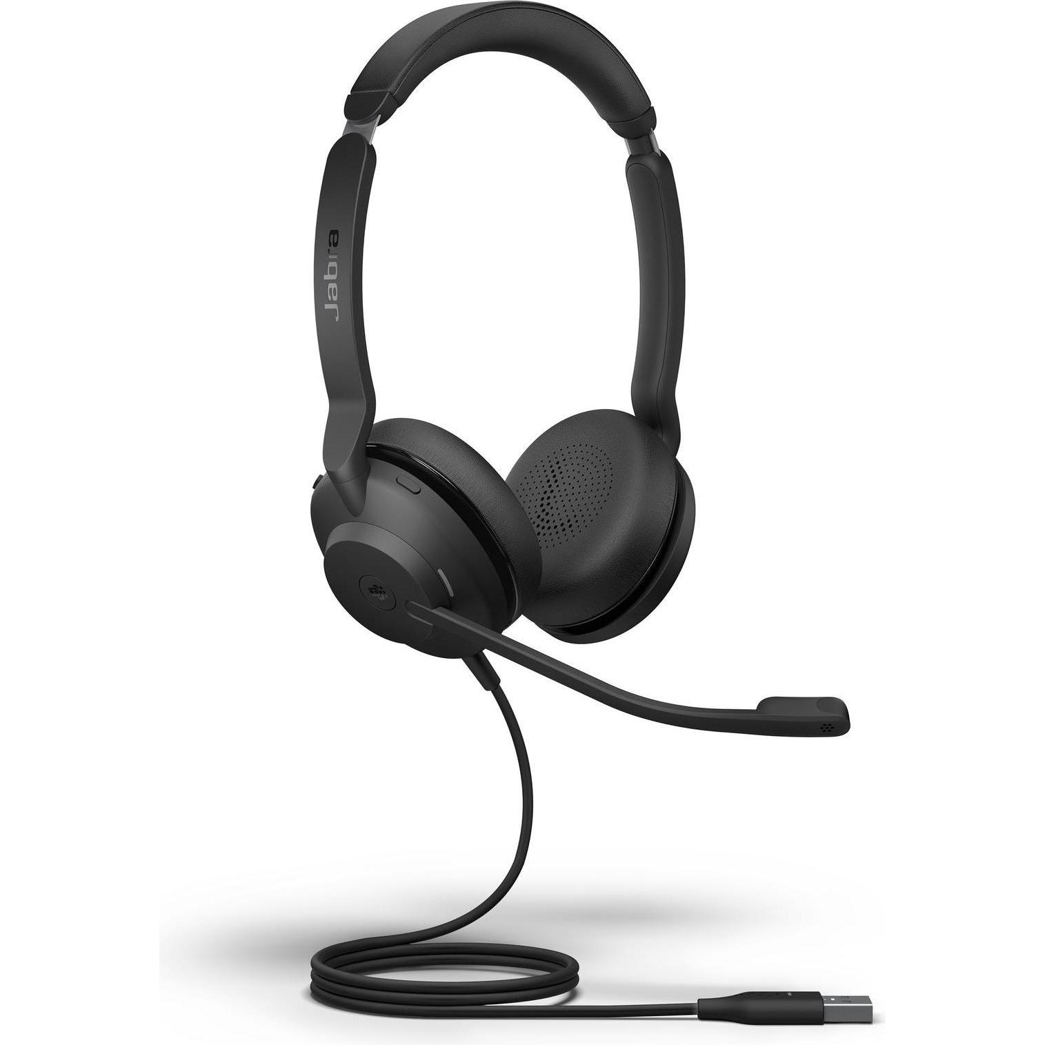 Jabra Evolve2 30 SE MS Stereo NC (USB-A) (Kabelgebunden, USB-A), Office Headset, Schwarz