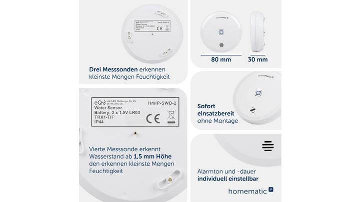Produktbild Homematic IP Set Wassersensoren 3x SWD
