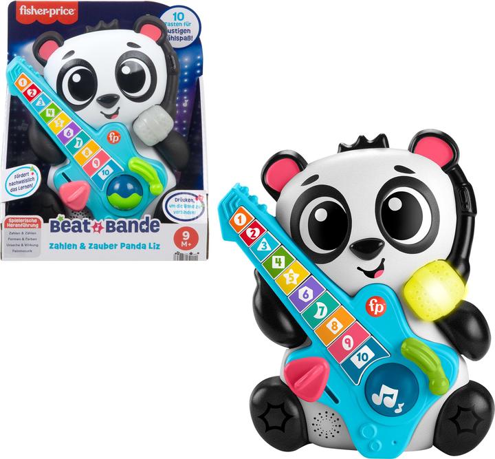 Actual product image Fisher-Price Beat Bande Numbers & Magic Panda Liz (D) (German, French)