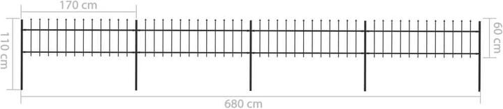 Produktbild vidaXL Zaunpaneel