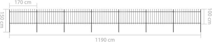 Produktbild vidaXL Zaunpaneel