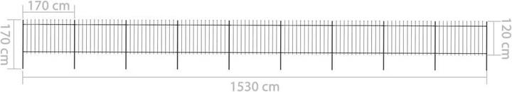 Produktbild vidaXL Zaunpaneel