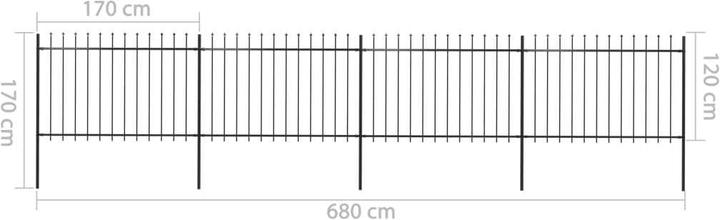 Produktbild vidaXL Zaunpaneel