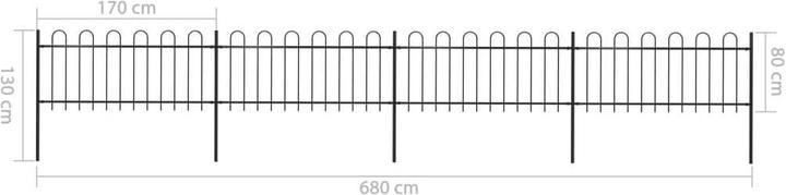 Produktbild vidaXL Zaunpaneel