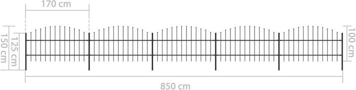 Produktbild vidaXL Zaun