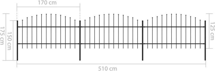 Produktbild vidaXL Zaun