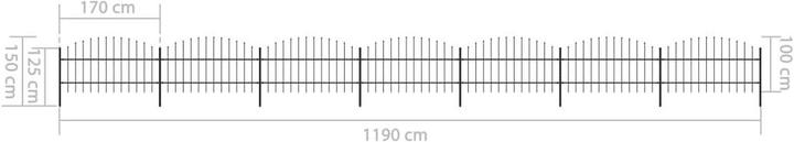 Produktbild vidaXL Zaun