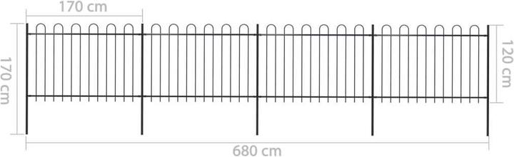 Produktbild vidaXL Zaunpaneel