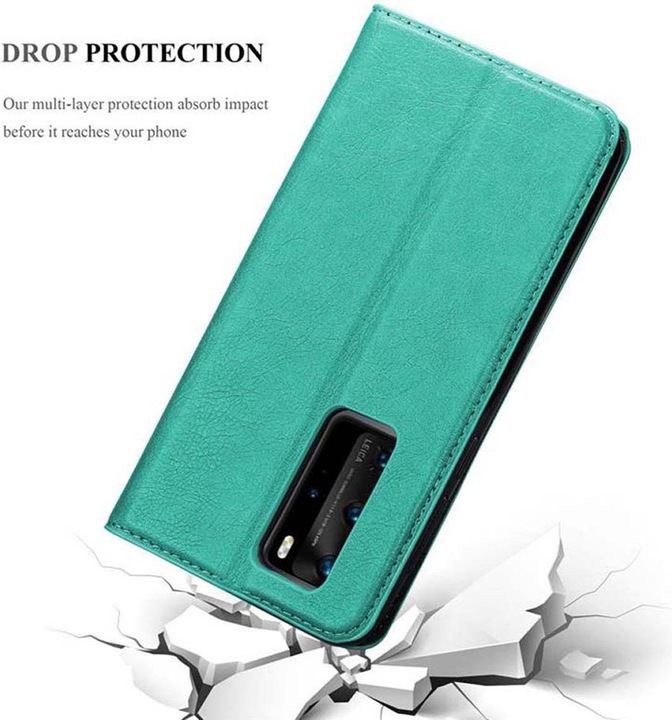 Produktbild Cadorabo Book Invisible Magnet Cover (Huawei P40 Pro+)