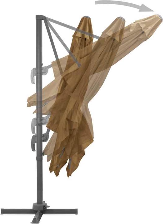 Immagine prodotto vidaXL freischwingender Sonnenschirm (3 m)