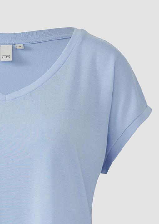 Produktbild S.Oliver T-Shirt Locker geschnittenes T-Shirt aus Lyocellmix (S)