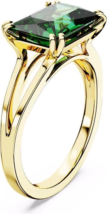 Immagine prodotto Swarovski Anello Cocktail Matrix Taglio Rettangolare Oro Verde (52)