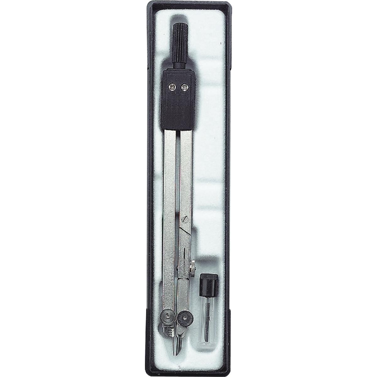 Ecobra Einsatz-Zirkel 140mm lang matt vernickelt, Zirkel, Silber