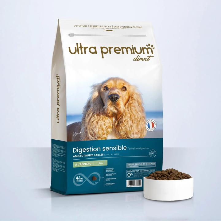 Image du produit Ultra Premium Direct Sensitive Dog all Breeds - Lamb & Rice (Adulte, 1 pcs, 12000 g)