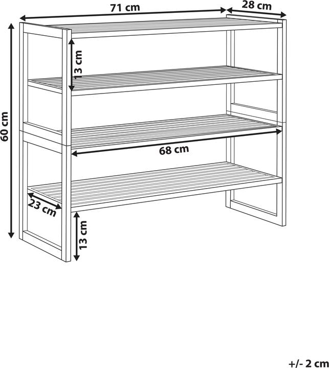 Produktbild Beliani Uvalda (71 x 28 x 60 cm)