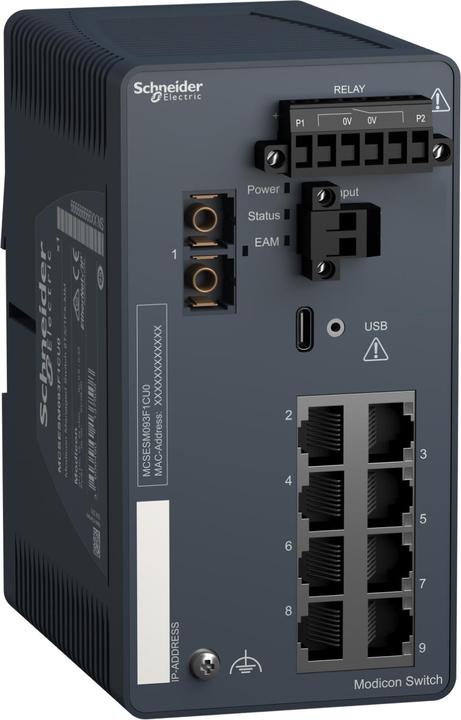 Actual product image Schneider Electric MCSESM093F1CU0 (9 ports)