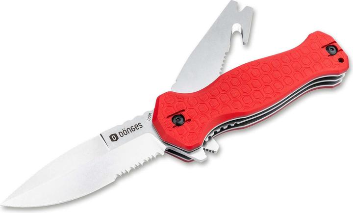 Actual product image Dönges Rescue knife Expert Folder, colour red (10 cm)