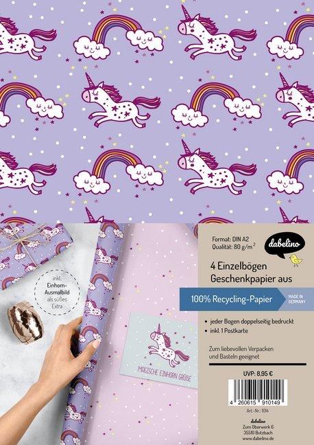 Image du produit Dabelino Set de papier cadeau (Papier cadeau, 4 x)