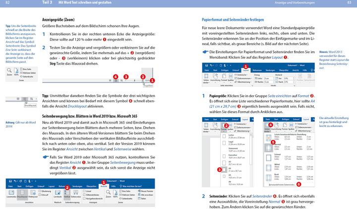 Actual product image Microsoft Office für Senioren - Word, Excel und PowerPoint (German, Inge Baumeister, Anja Schmid, 2023)
