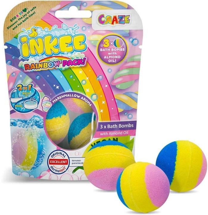 Produktbild Craze Inkee Rainbow Mulitpack (Badekugeln, 60 g)
