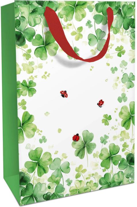 Grün, Kleeblatt, Weiss