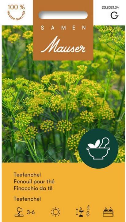 Actual product image Samen Mauser Tea fennel (Plant seeds)