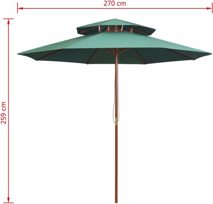 Immagine prodotto vidaXL Sonnenschirm (2.70 m)