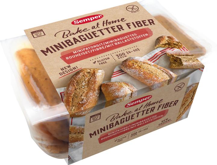 Actual product image Semper Mini Baguette Fibre gluten-free (300 g)