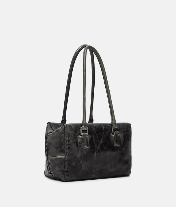 Produktbild Liebeskind Berlin Satchel Kleine Bowling Bag aus Rindsleder mit glossy Finish