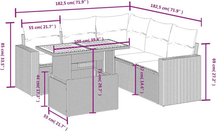Produktbild vidaXL Robert