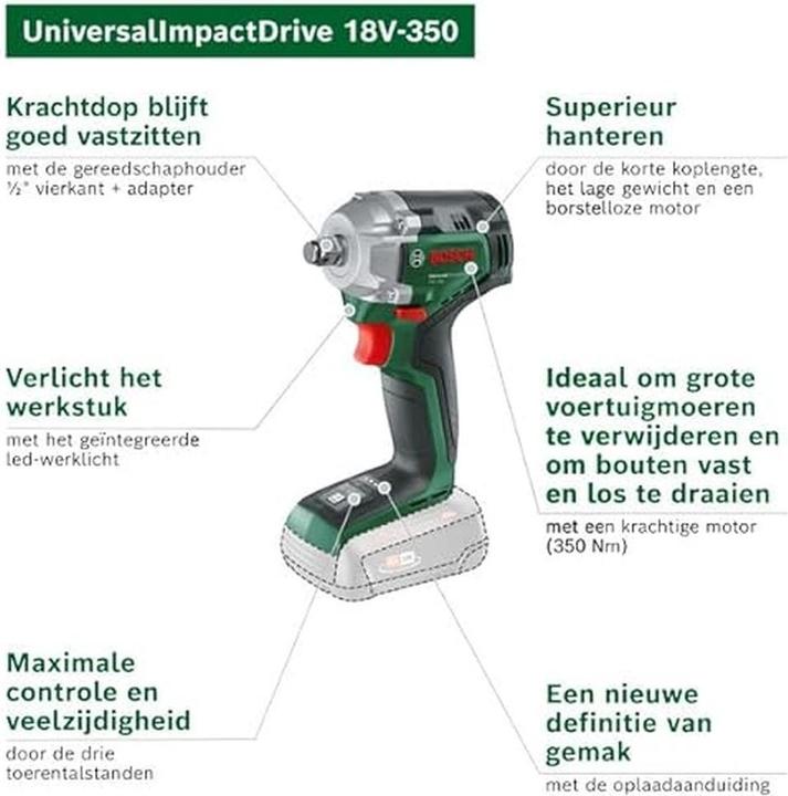Actual product image Bosch Home & Garden UniversalImpactDrive 18V-350