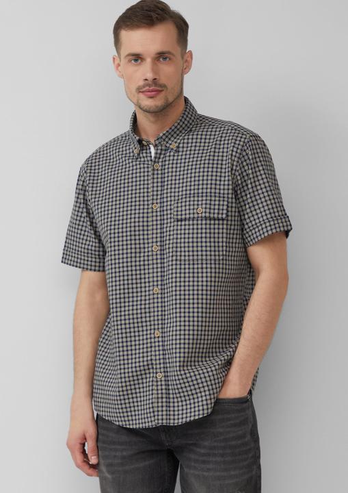 Immagine prodotto s.Oliver Hemd Regular Fit: Kariertes Hemd aus Baumwolle mit Button-Down-Kragen (L, S)