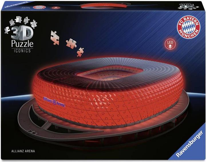 Immagine prodotto Ravensburger Iconics: Allianz Arena - mit Licht (216 pezzi)