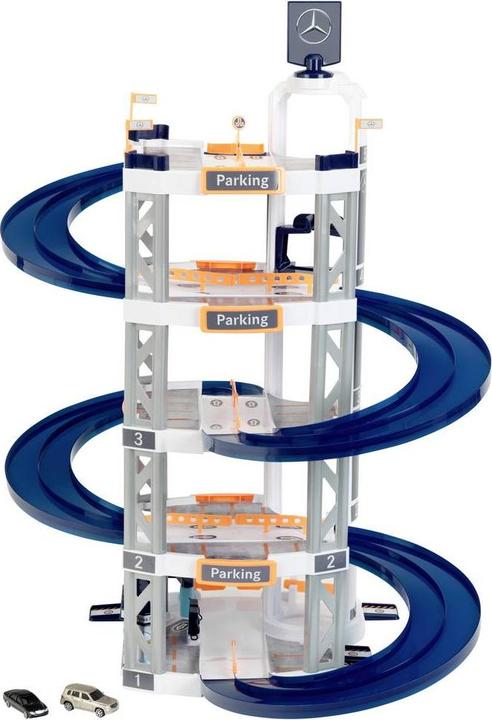 Produktbild Theo Klein 3972 Mercedes-Benz Parkhaus mit 5 Ebenen I Stabile Parkgarage mit dop