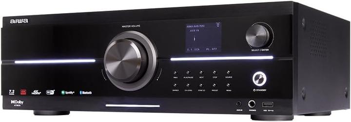 Immagine prodotto Aiwa Récepteur audio-vidéo 7.2 canaux Dolby Atmos, streaming Spotify, AirPlay 2, Bluetooth, 4K UHD (7.2 canali, FM)