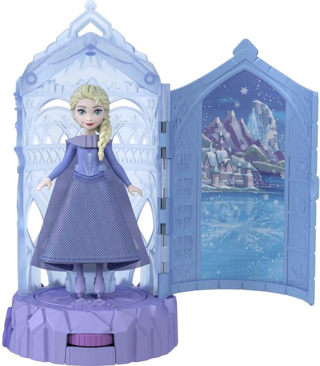 Actual product image Disney Interactive Studios Disney The Ice Queen Little Dolls Ice Castle Spin Surprise Reveal